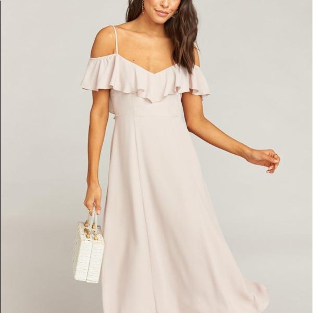 Show Me Your Mumu Camilla Dress Dusty Rose Crisp